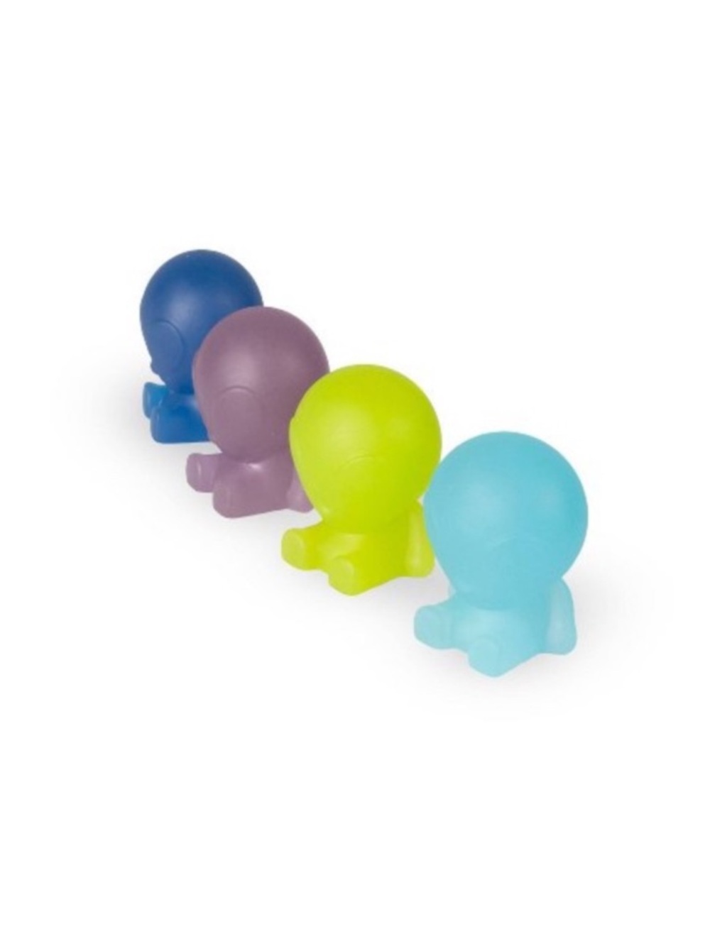 Mini Glow Alien Squishy Toy Set